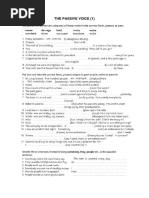 Passive Voice 1 Worksheet