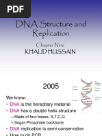 DNA Structure and Replication: Chapter Nine Khalid Hussain