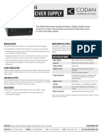 Codan 12 20045 en 16 3020 Transceiver Supply