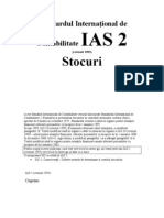 IAS Standardul International de Contabilitate IAS 2 Stocuri