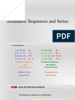 7.1 Define and Use Sequences Series