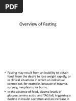 Overview Fasting