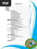 Sample BRIGADA ESKWELA Table of Contents