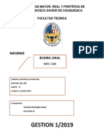 Informe de La Bomba Linial