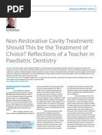 Non-Restorative Cavity Treatment