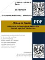 Manual de Lab. de Ingeniería de Manufactura