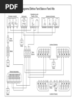 Diagrama Elétrico Farol Baixo e Farol Alto PDF