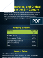 Trends, Networks, and Critical Thinking in The 21 Century