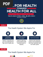 Philippine Health Agenda 2016 2022