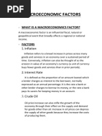 Macroeconomic Factors: - What Is A Macroeconomics Factor?