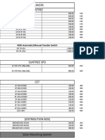 Solaron Price List