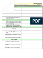  Document & Site Checklist