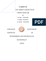 Moving Object Detection Through MATLAB