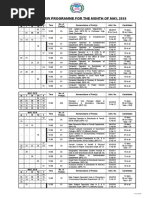 Interview Program May 2019