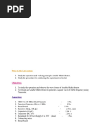 Astable Multivibrator Experiment