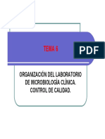 Organización Del Laboratorio Clínico