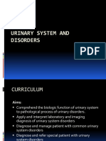 Urinary System and Disorders Introduction