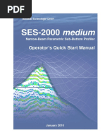 SES2000 Medium Operator's Quick Start Manual - Innomar