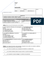 Evaluacion Lenguaje 3° Mayo