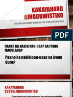 Lesson Kakayahang Linggwistiko