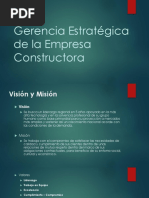 Gerencia Estratégica de La Empresa Constructora