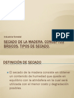 Secado de La Madera, Conceptos Básicos