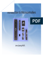 Introduction To Microcontrollers: Jerry Spring VE6TL