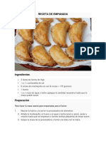 Receta de Empanada