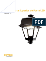 Hoja de Datos Luminaria LED Evolve Parte Superior Poste Salem EPST La Es