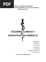 Acciones Clinicas y Educativas