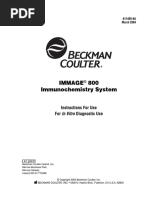 Beckman Coulter Immage 800 - User Manual 1