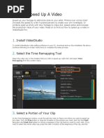 How To Speed Up A Video: Install Videostudio