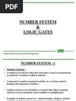 Number System & Logic Gates: Indian Institute For Production Management