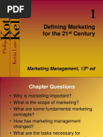 01 Defining Marketing For The 21st Century