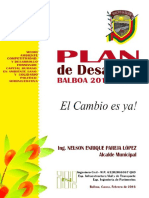 Plan de Desarrollo Balboa PDF