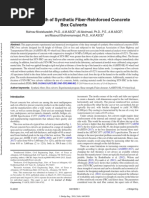 Shear Strength of Synthetic Fiber-Reinforced Concrete Box Culverts