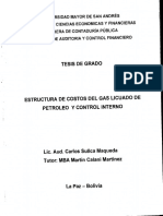 Estructura de Costos Del Gas Licuado de Petroleo 