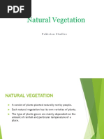 Natural Vvegetation of The Pakistan