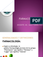 Clase 1. Farmacología