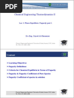 Lec 4-Phase Equilibria II - Fugacity-Part 1