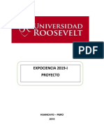 Programa de Expociencia 2019-I