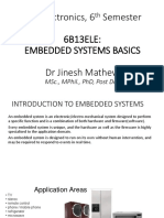 Embedded Systems Basics - Lecture Notes - DrJinesh