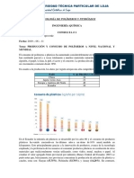 Producción y Consumo de Polímeros A Nivel Nacional y Mundial