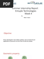 Summer Internship Report Entuple Technologies Week 4: by Ritesh Kumar