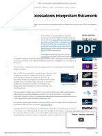 Como Os Processadores Interpretam Fisicamente Os Comandos