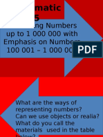 Visualizing Numbers Up To 1 000 000 With Emphasis On Numbers 100 001 - 1 000 000