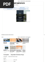 Computer . Important Shortcut Keys: 17/12/2017 Past Papers 129 Views