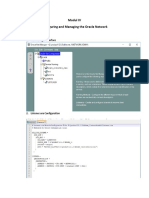 Modul IV Configuring and Managing The Oracle Network: A. The Net Manager 1. Net Manager Interface