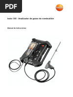 Testo 350 Manual de Instrucciones