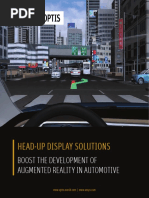 Head-Up Display Solutions: Boost The Development of Augmented Reality in Automotive